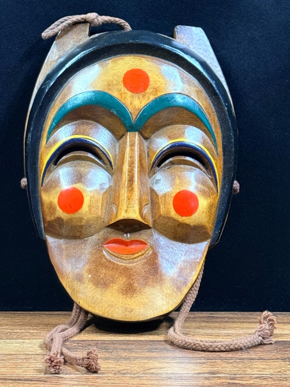 Korean Carved Wooden Mask